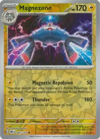 Magnezone Reverse Holo 065 Normal