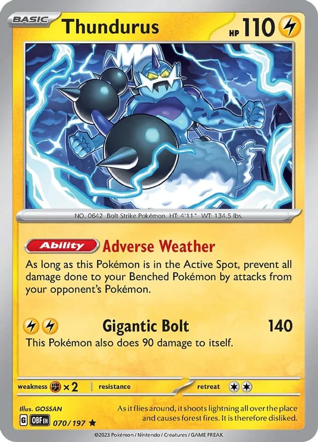 Thundurus 070 Normal