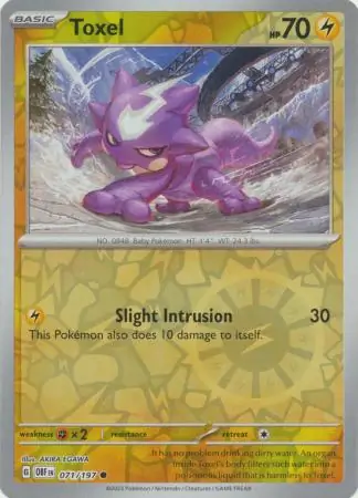 Toxel Reverse Holo 071 Normal