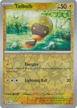 Tadbulb Reverse Holo 074