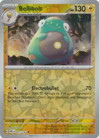 Bellibolt Reverse Holo 077