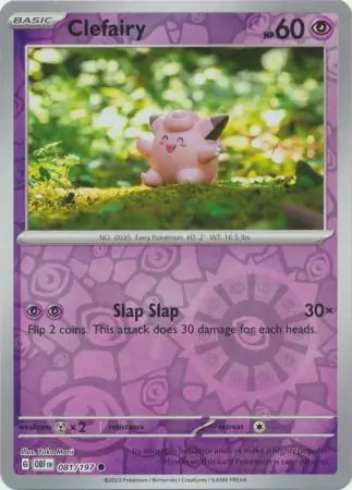 Clefairy Reverse Holo 081 Normal