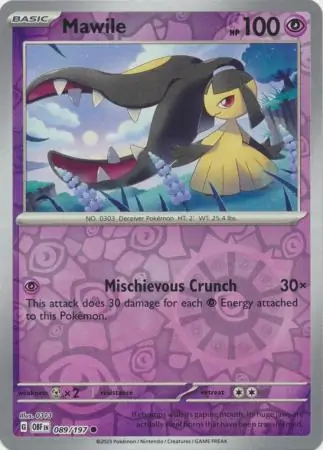 Mawile Reverse Holo 089 Normal