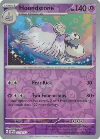 Houndstone Reverse Holo 101 Normal