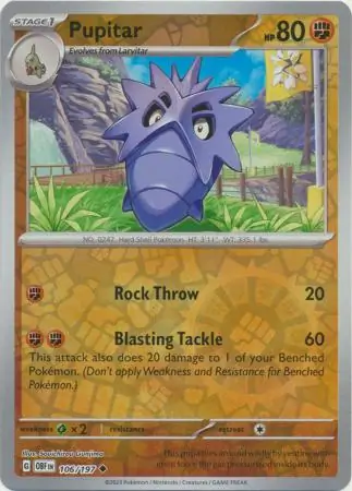 Pupitar Reverse Holo 106 Normal