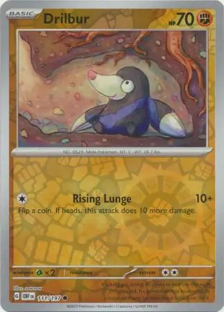 Drilbur Reverse Holo 111 Normal