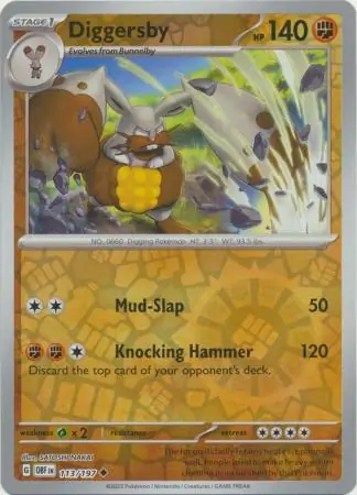 Diggersby Reverse Holo 113