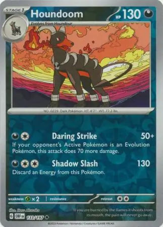 Houndoom Reverse Holo 133 Normal