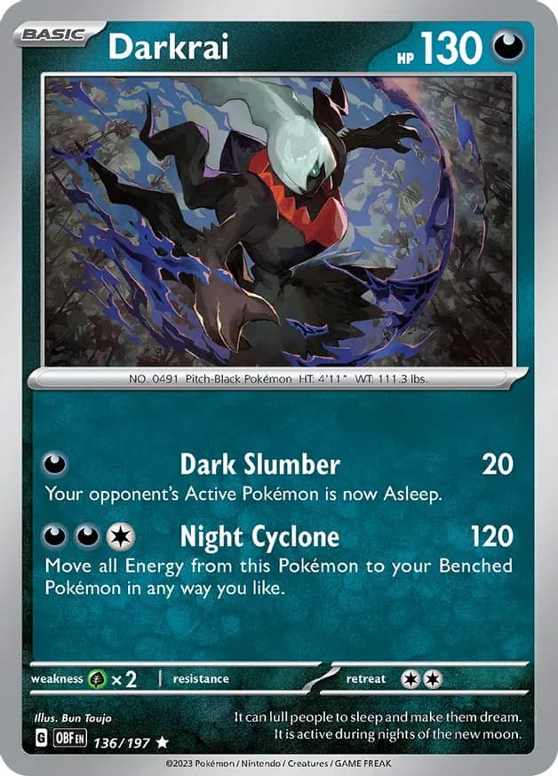 Darkrai 136 Normal
