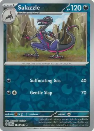 Salazzle Reverse Holo 140 Normal