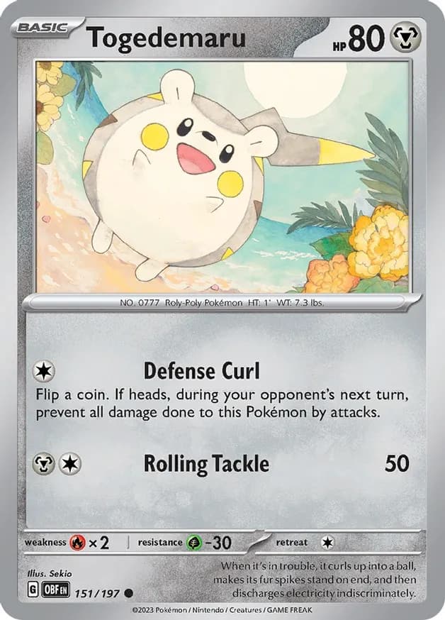 Togedemaru 151 Normal