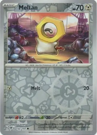 Meltan Reverse Holo 152 Normal