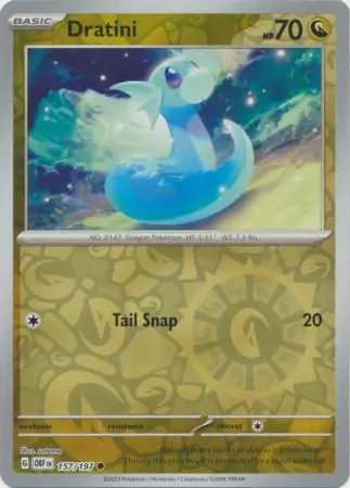 Dratini Reverse Holo 157 Normal