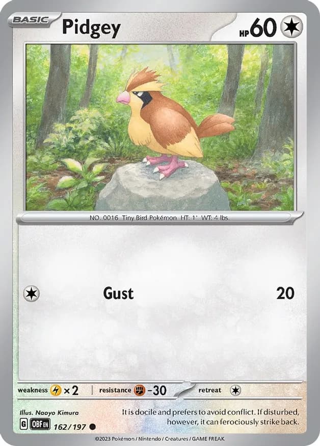Pidgey 162 Normal