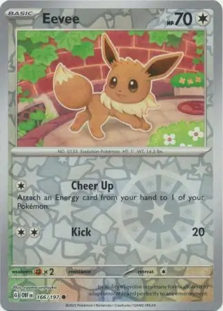 Eevee Reverse Holo 166