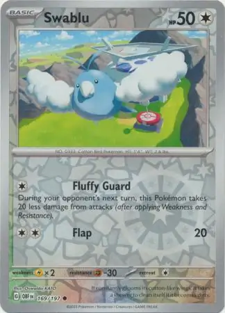 Swablu Reverse Holo 169 Normal