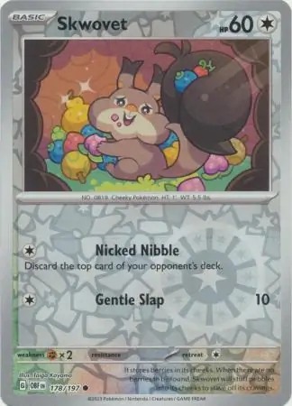 Skwovet Reverse Holo 178 Normal