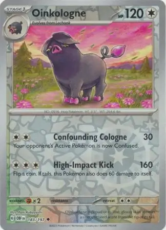Oinkologne Reverse Holo 183 Normal