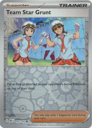 Team Star Grunt Reverse Holo 195