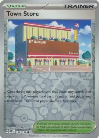 Town Store Reverse Holo 196 Normal