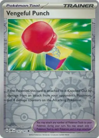 Vengeful Punch Reverse Holo 197 Normal