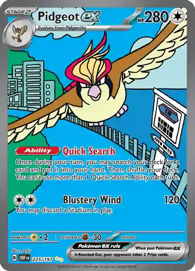 Pidgeot ex 225