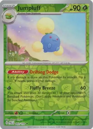 Jumpluff Reverse Holo 003 Normal