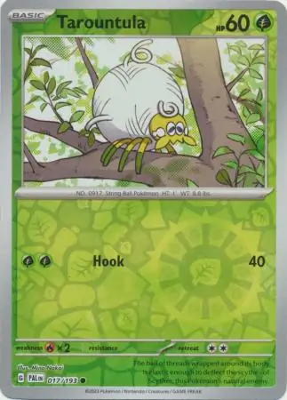 Tarountula Reverse Holo 017 Normal