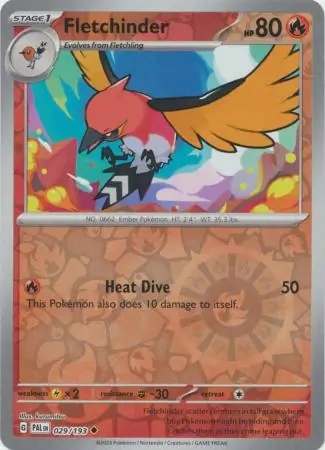 Fletchinder Reverse Holo 029 Normal