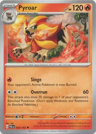 Pyroar 032 Normal