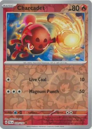Charcadet Reverse Holo 039 Normal