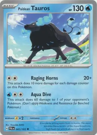 Paldean Tauros 041