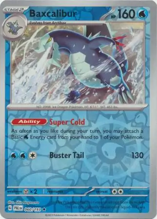 Baxcalibur Reverse Holo 060 Normal