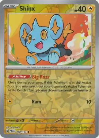 Shinx Reverse Holo 068 Normal