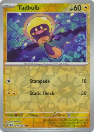 Tadbulb Reverse Holo 078 Normal