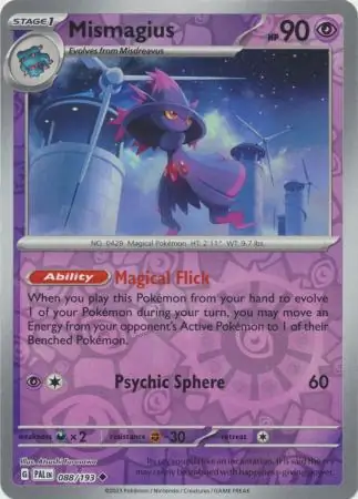 Mismagius Reverse Holo 088