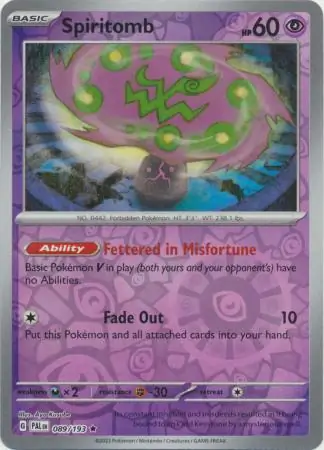 Spiritomb Reverse Holo 089 Normal