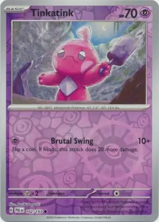 Tinkatink Reverse Holo 102 Normal