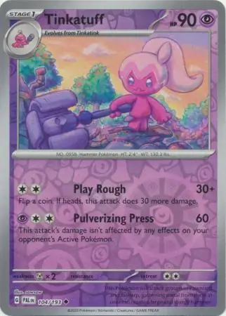 Tinkatuff Reverse Holo 104 Normal