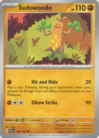 Sudowoodo 109 Normal