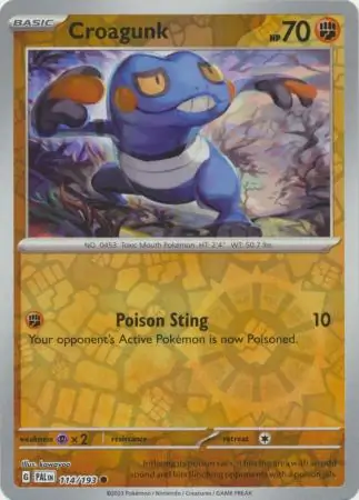 Croagunk Reverse Holo 114