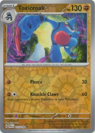 Toxicroak Reverse Holo 115 Normal