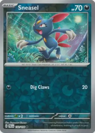 Sneasel Reverse Holo 133 Normal