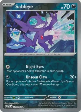 Sableye Reverse Holo 136