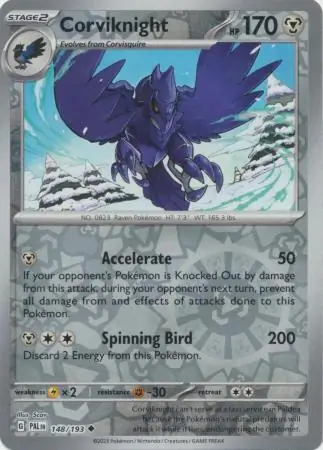 Corviknight Reverse Holo 148