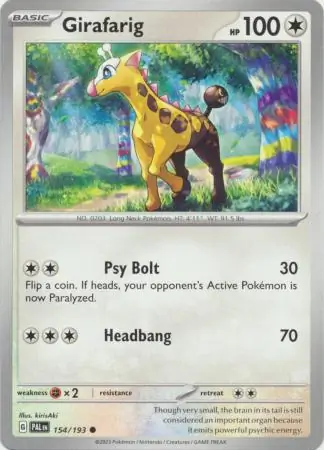 Girafarig 154 Normal