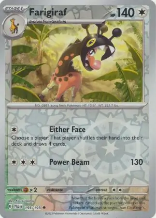 Farigiraf Reverse Holo 155 Normal