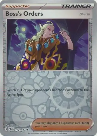 Boss's Orders Reverse Holo 172
