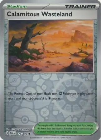 Calamitous Wasteland Reverse Holo 175 Normal
