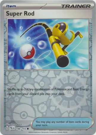 Super Rod Reverse Holo 188 Normal